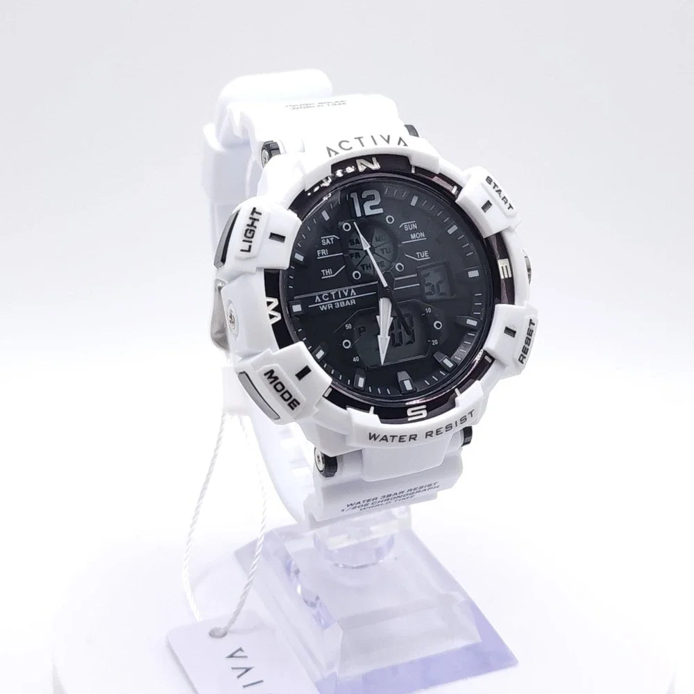 Activa X Invicta ACW8045-001 Digital Watch 53mm White New